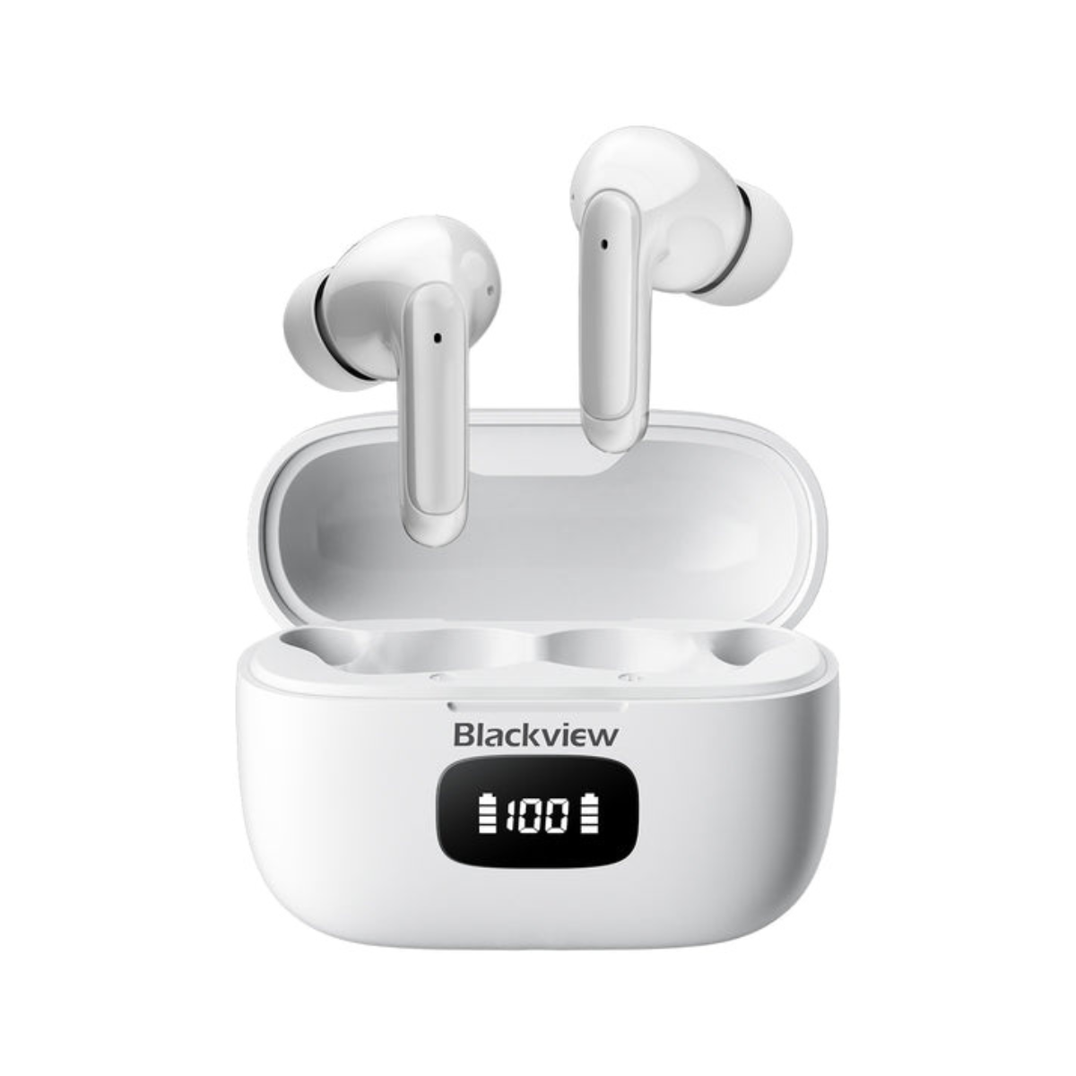 Blackview AirBuds 8 - Écouteurs sans fil - Bluetooth 5.3 - IPX5 - Blanc