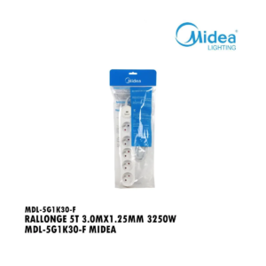 Rallonge Multiprise Intégrale Midea MDL-6G1K30-F