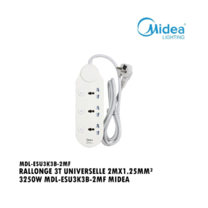 Rallonge Multiprise Intelligente Midea MDL-ESU3K3B-2MF