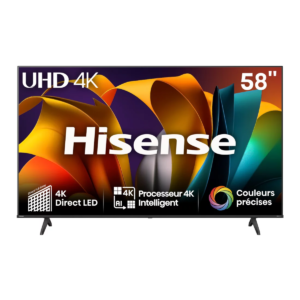 Télévision Hisense 58A6N : Smart TV LED 4K 58” Dolby Vision & VIDAA