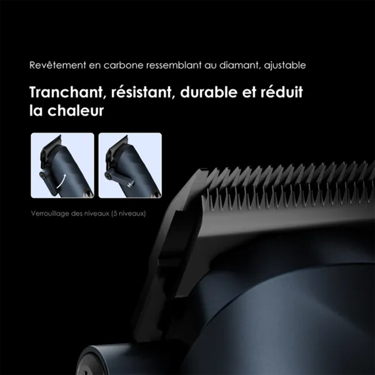 Tondeuse Haute Performance oraimo SmartClipper Pro Max