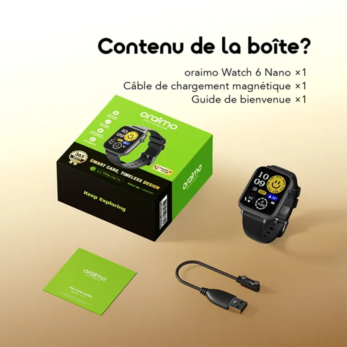 SmartWatch Montre Connectée oraimo Watch 6N