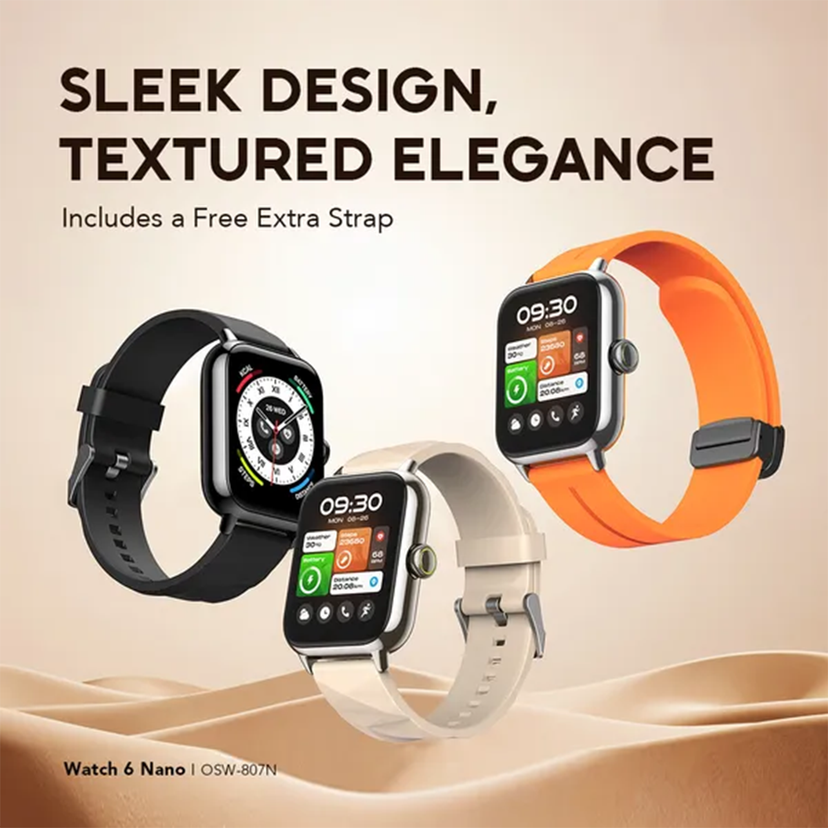 SmartWatch Montre Connectée oraimo Watch 6 Nano