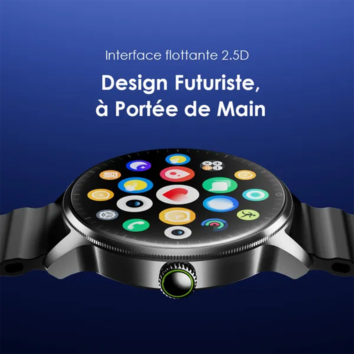SmartWatch Montre Connectée oraimo Watch 5R Pro AMOLED