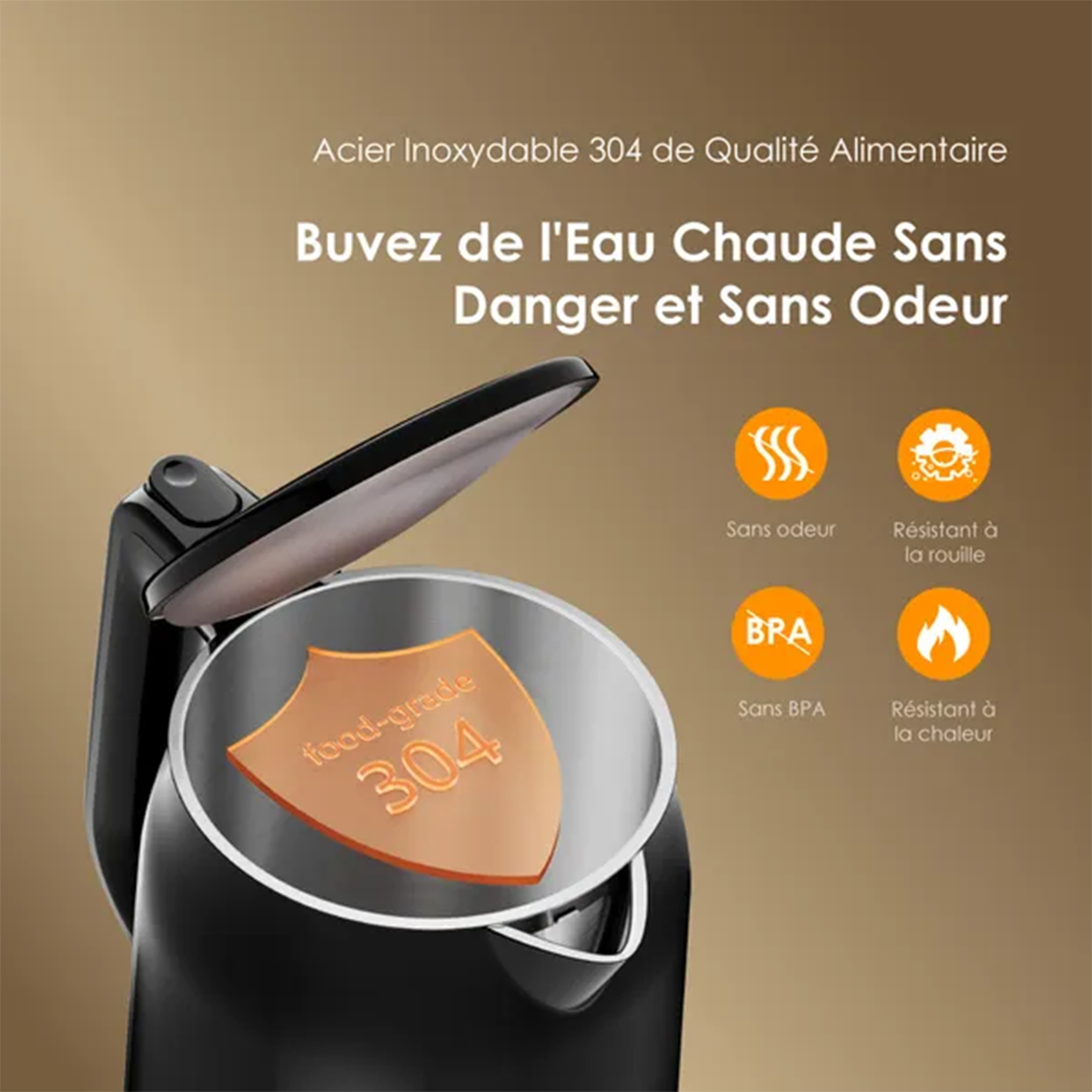 Bouilloire Intelligente oraimo SmartKettle Byte : L’excellence thermique au degré près