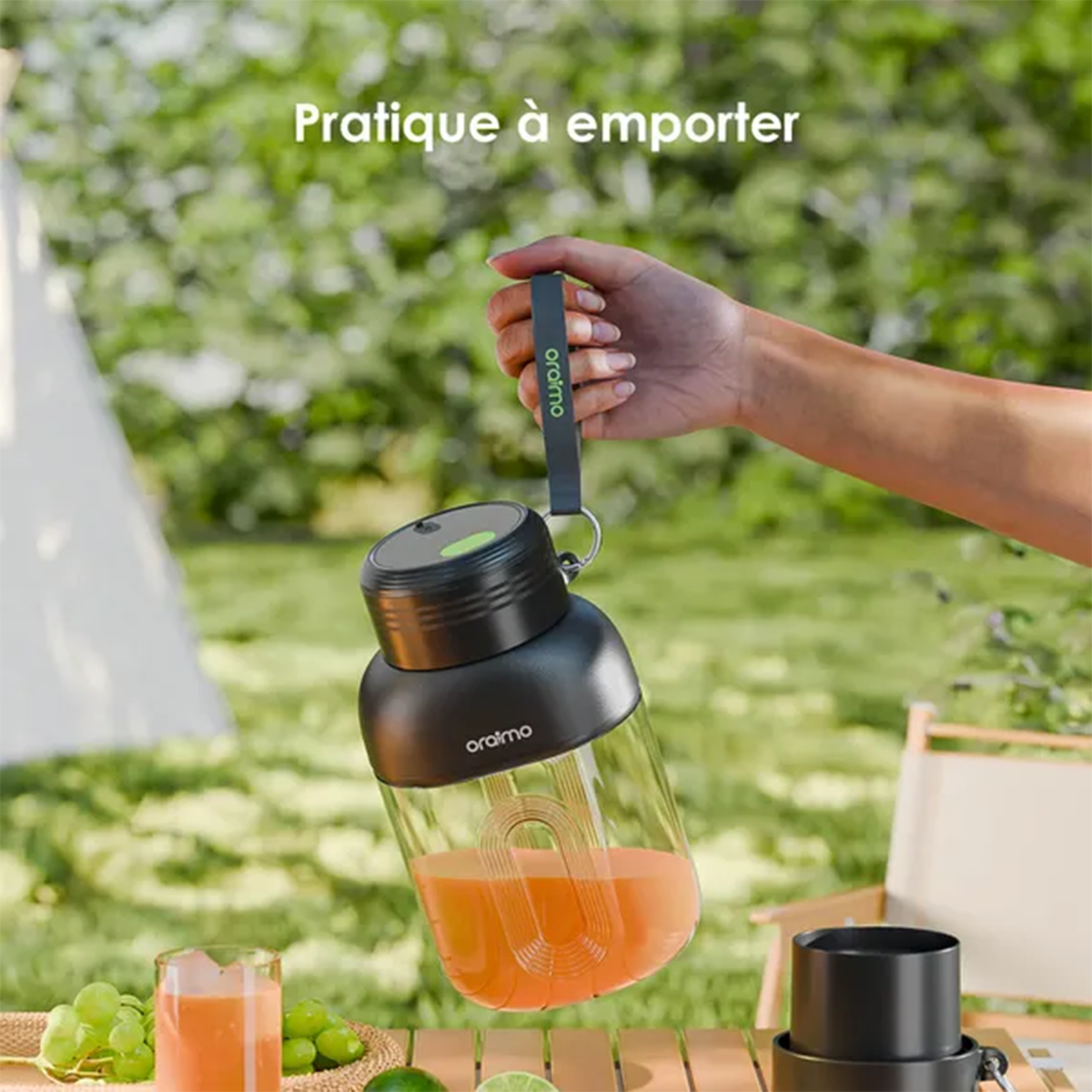 Mixeur portable oraimo SmartBlender Cup 1L : La fraîcheur nomade en un clic