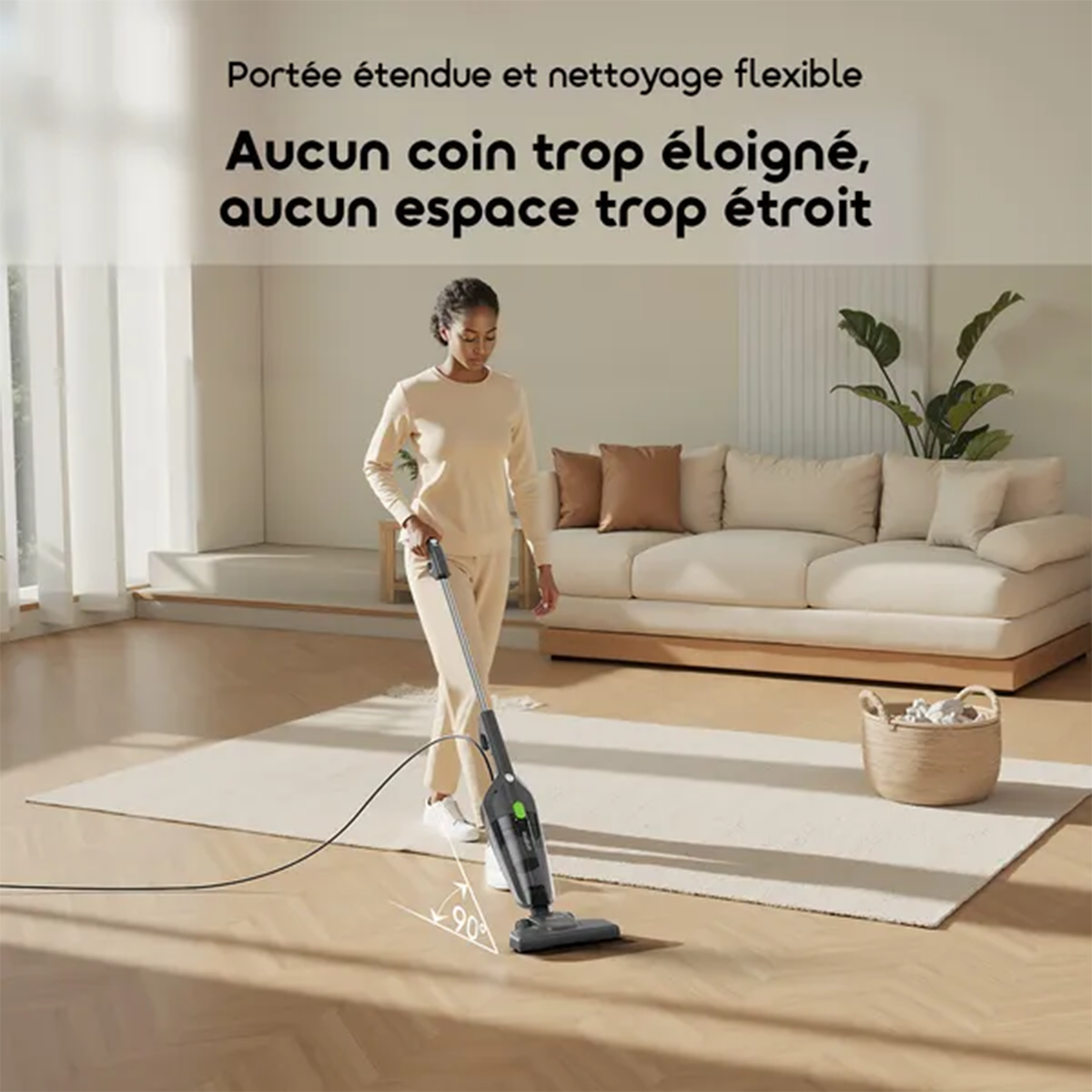 Aspirateur Filaire oraimo CordForce Flex : La puissance continue sans compromis