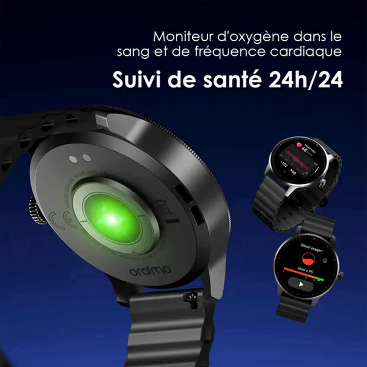 SmartWatch Montre Connectée oraimo Watch 5R Pro AMOLED