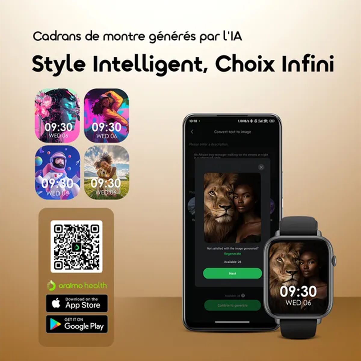 SmartWatch Montre Connectée oraimo Watch 6N