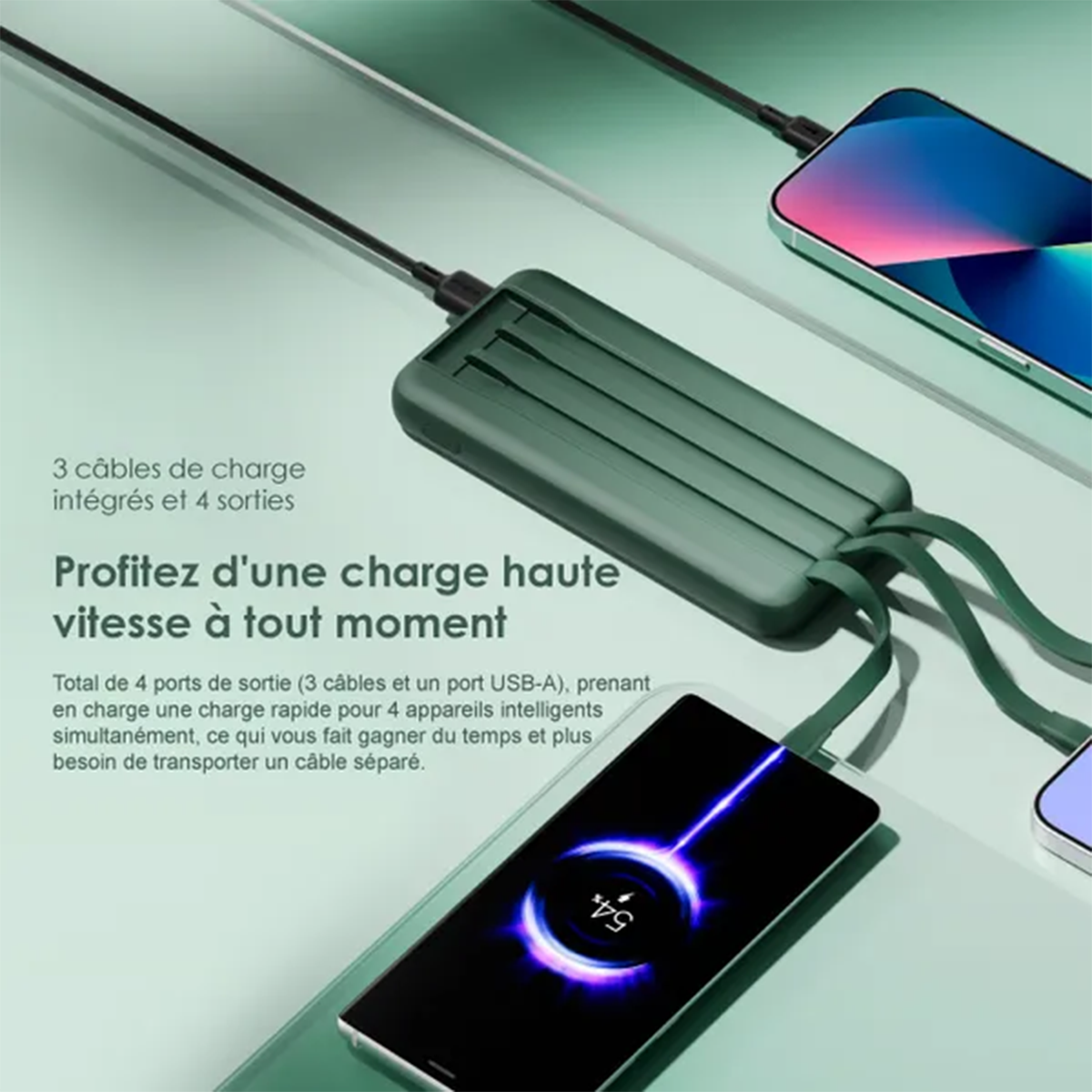 PowerBank Banque d’Alimentation oraimo Slice Link (10000mAh)