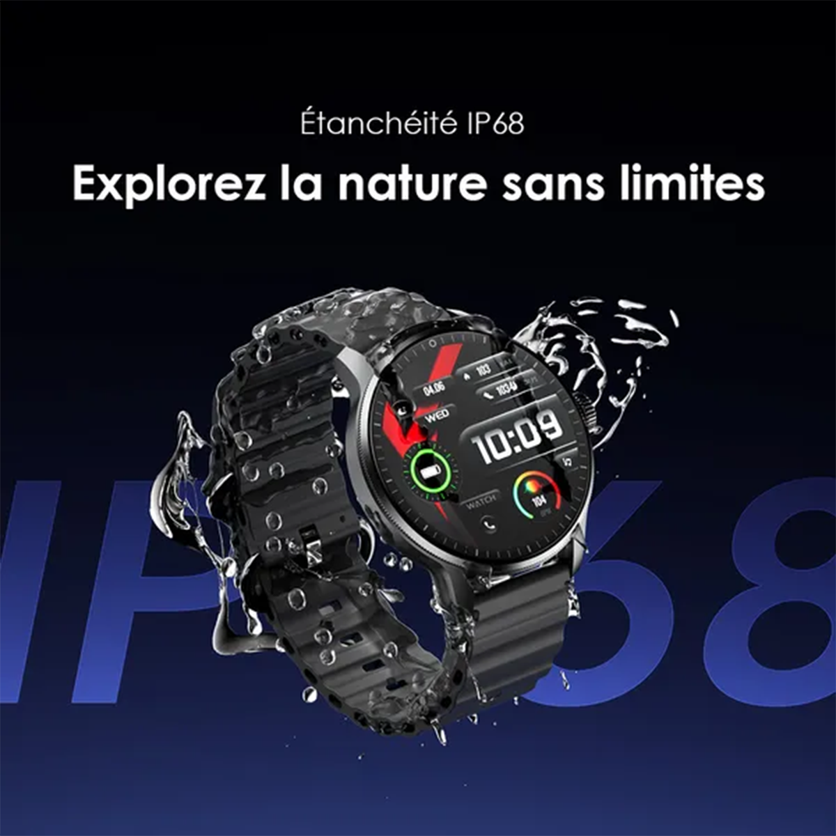 SmartWatch Montre Connectée oraimo Watch 5R Pro AMOLED