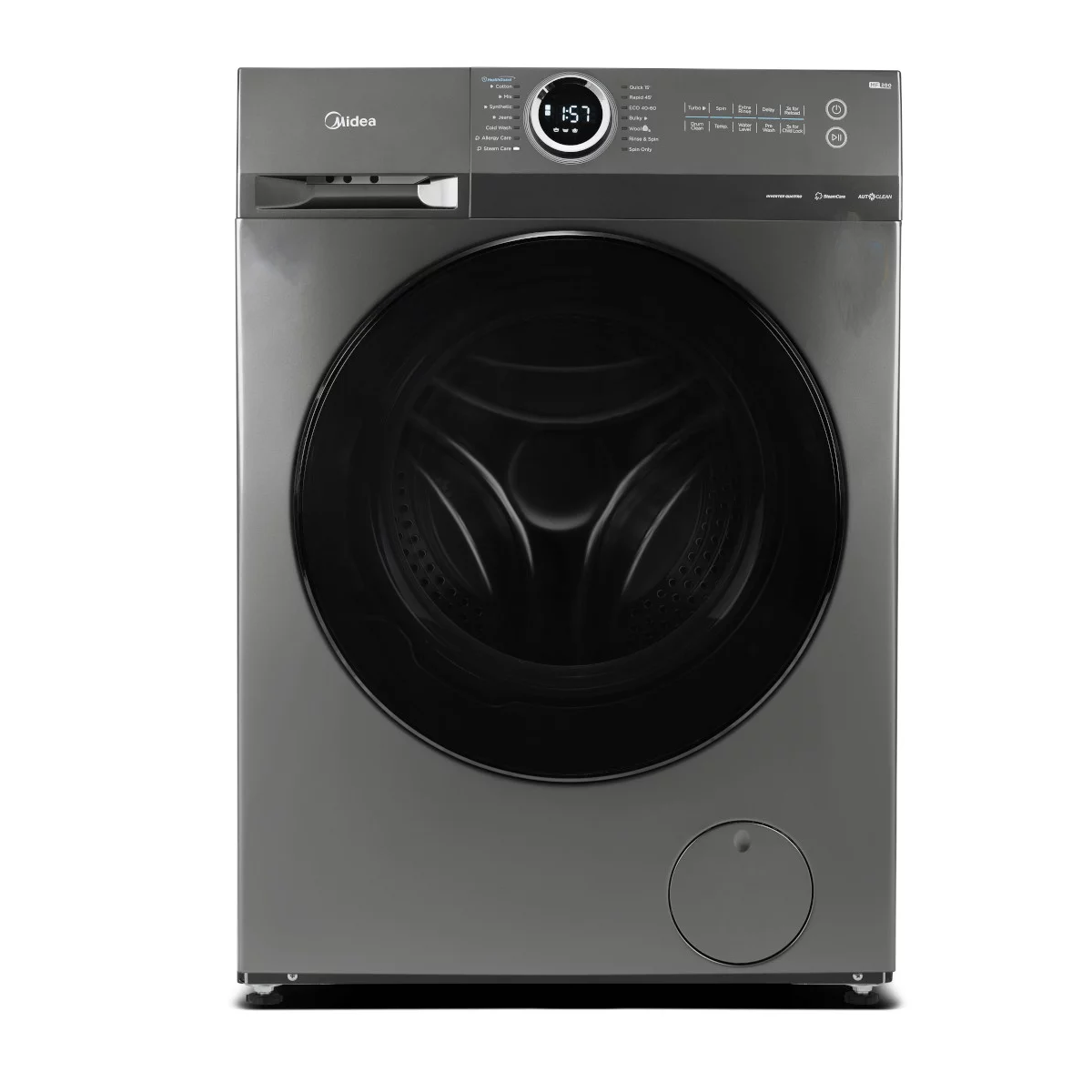 Machine à Laver Midea Front Load 8kg Inverter – MF200W80WB/T