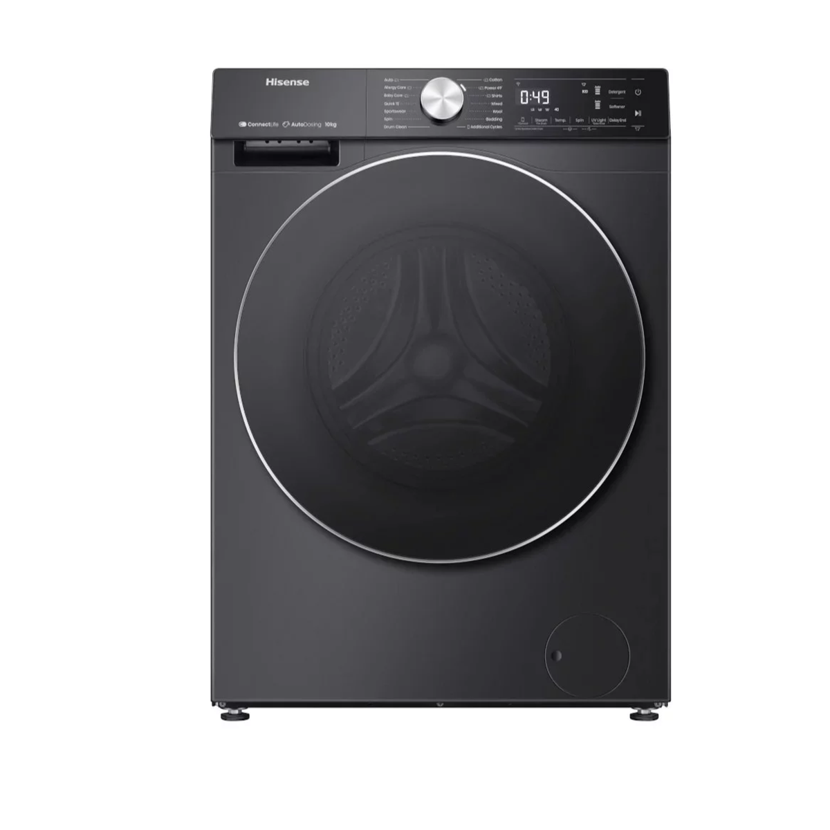 Lave-Linge 12kg Hisense WF5S1243BB Premium Black