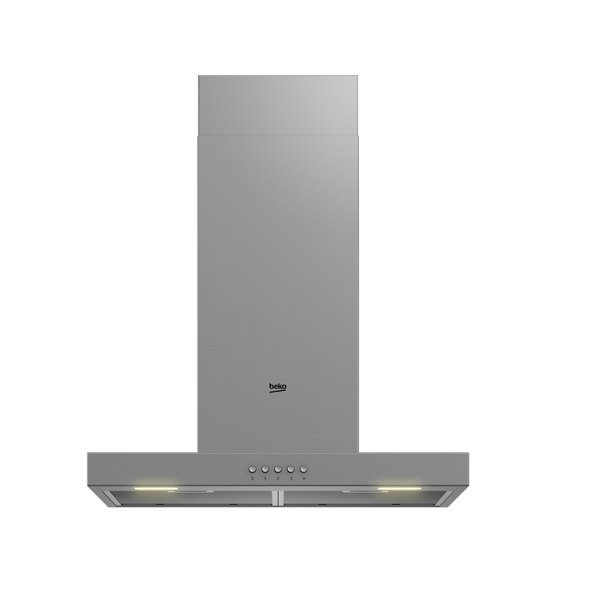 Hotte Décorative Beko BHCB66641BBHS – Design Box et Puissance Booster