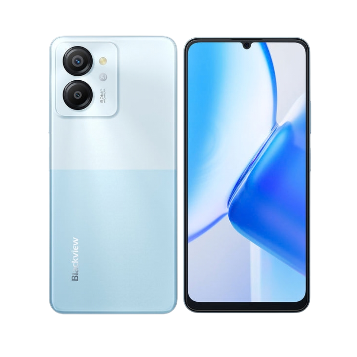 Blackview Color 8 - Dual SIM (Nano) - 6.75" - 4G - 8Go/256Go - 50MP - 6000mAh - Bleu