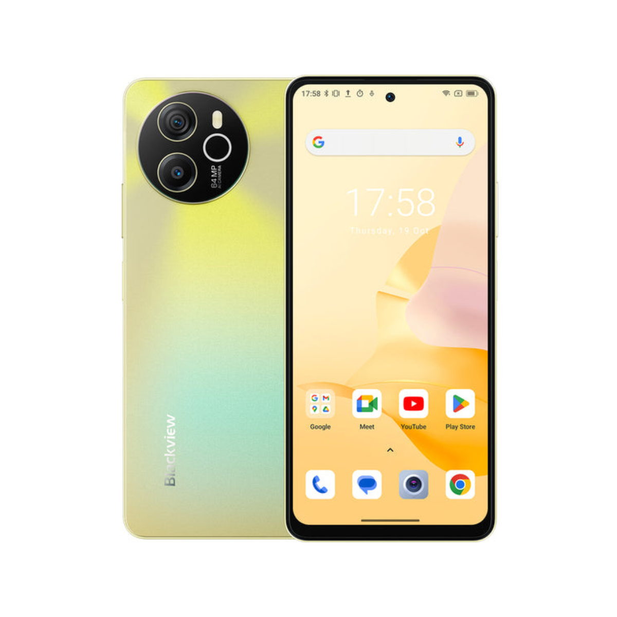 Blackview Shark 8 - Dual SIM (Nano) - 6.78" - 4G - 8Go/128Go - 64MP - 5000mAh - Or